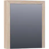 Brauer Rise Spiegelkast 60x70cm Massief Eiken - Eiken Wit - Rechtsdraaiend - Spiegels - Spiegelkasten - 8720359344427