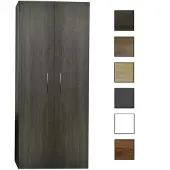 Sanicare kolomkast met reling greep 67x160x32cm truffel