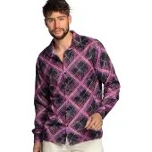 Boland shirt Summer Night heren polyester paars
