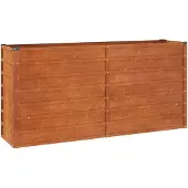 vidaXL Plantenbak verhoogd 160x40x77 cm cortenstaal roestig