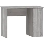 vidaXL Bureau 100x55x75 cm bewerkt hout grijs sonoma eikenkleurig