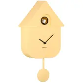 Karlsson Klok Modern Cuckoo ABS Soft Yellow