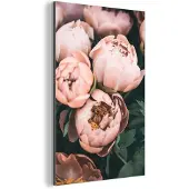 MuchoWow Wanddecoratie Metaal - Aluminium Schilderij Industrieel - Bloemen - Roze - Natuur - Planten - 20x30 cm - Dibond - Foto op aluminium - Industriële muurdecoratie - Voor de woonkamer/slaapkamer