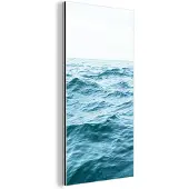 MuchoWow Wanddecoratie Metaal - Aluminium Schilderij Industrieel - Zee - Water - Natuur - Oceaan - 80x160 cm - Dibond - Foto op aluminium - Industriële muurdecoratie - Voor de woonkamer/slaapkamer