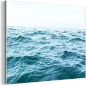 MuchoWow Wanddecoratie Metaal - Aluminium Schilderij Industrieel - Zee - Water - Natuur - Oceaan - 160x120 cm - Dibond - Foto op aluminium - Industriële muurdecoratie - Voor de woonkamer/slaapkamer