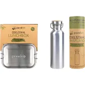 Pandoo Thermosfles - Lunchbox Set - 800 ml - Dubbelwandige Isolatie - BPA-vrij - Herbruikbaar - Waterdicht