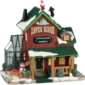 Lemax Aspen Ridge Landscaping & Nursery battery operated Led Kerst