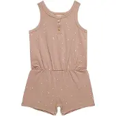 Little Indians jumpsuit kort Dots meisjes katoen bruin