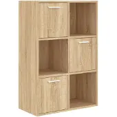 vidaXL Opbergkast 60x29,5x90 cm bewerkt hout sonoma eikenkleurig