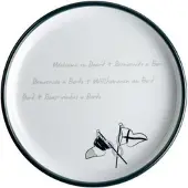 Marine Business Welcome On Board Dessert Dish 6 Units Transparant