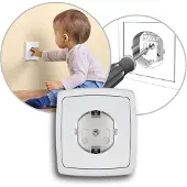 Reer Stopcontact beschermer schroefbaar, 20 stuks wit
