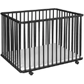 Bebies First Opvouwbare Baby Box Liam Zwart Unisex