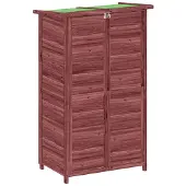 vidaXL Tuinschuur 83x57x140 cm massief grenenhout mokkakleurig