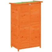 vidaXL Tuinschuur 83x57x140 cm massief grenenhout bruin