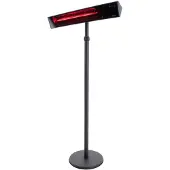 Sunred - Proglax Gastro - Ultra lijn - Zwart - Staand model - Terrasverwarmer - Infraroodstraling -