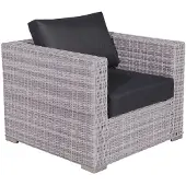Garden Impressions Tennessee lounge fauteuil cloudy Grijs L93 x B96 x H71 cm