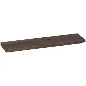 Brauer Joy Planchet 59x15cm Massief Eiken - Eiken Zwart - Accessoires - Wastafel Accessoires - Planchetten - 8720359337788