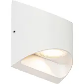 QAZQA Moderne buiten wandlamp wit incl. LED 2-lichts IP54 - Mal