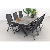 Hartman Salvatore/Ottowa 205-265x100 cm. - 7-delige verstelbare tuinset
