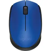 Logitech M171 Draadloze muis Draadloos Blauw Geschikt voor linkshandigen