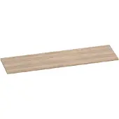 Brauer Ocean Slim Topblad 160x46cm MFC - Sunlit (18 Mm) - Badkamermeubels - Wastafelbladen - 8720359349477