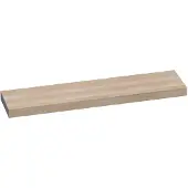 Brauer Creek Wastafelblad 200x50x10cm Massief Eiken - Eiken Wit - Badkamermeubels - Wastafelbladen - 8720359347893