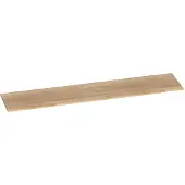 Brauer Ocean Slim Topblad 220x46cm Massief Eiken - Vingerlas Eiken Grijs (19 Mm) - Badkamermeubels - Wastafelbladen - 8720359350664