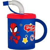 Spider-man Drinkbeker 210ml met rietje