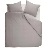 Beddinghouse Frost dekbedovertrek - Tweepersoons - 200x200/220 - Licht grijs