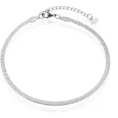 LGT JWLS Enkelband Herringbone Zilver - 3mm