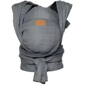 Bykay newborn halfbuckle draagdoek mouse grey unisex