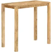 vidaXL Bartafel 112x55x108 cm massief mangohout
