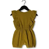 Alwero Dames Jumpsuits Overall Ruffles - Olijf - Maat 68/74