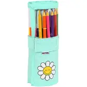 Safta Schooletui met Accessoires Smiley Summer fun Furling Turkoois (27 Onderdelen)