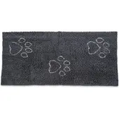 Dog Gone Smart Dirty Dog droogmatloper Zwart 156 x 76 cm