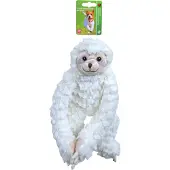Boon Pluche Luiaard Wit Met Piep 21 cm