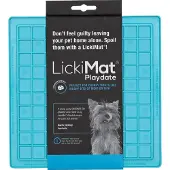 LickiMat Hondenmat Playdate Blauw 20 X 20 X 0,8 Cm