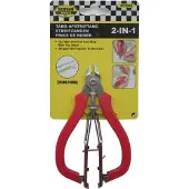 Korenbeurs Benson Tang - Afstriptang - 2 in 1 - Rood