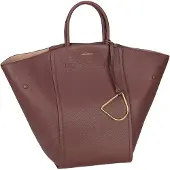 Coccinelle Leren Handtas Schoudertas Narcisse Handbag Carruba Bruine