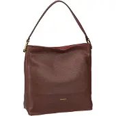 Coccinelle Leren Handtas Schoudertas Liya Handbag Carruba / Acero Bruine