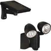 Luxform | Solar Intelligente dubbelkop Wandlamp Salta met bewegingsmelder