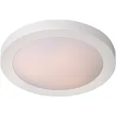 Lucide FRESH - Plafonnière Badkamer - Ø 35 cm - 2xE27 - IP44 - Wit