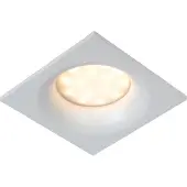 Lucide ZIVA - Inbouwspot Badkamer - 1xGU10 - IP44 - Wit
