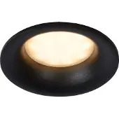 Lucide Inbouwspot Ziva - Zwart - 8,5cm - Gu10