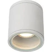Lucide AVEN - Plafondspot (Plafondlamp) Badkamer - Ø 9 cm - 1xGU10 (MR16) - IP65 - Wit