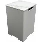 Elementi - Gasfles cover in marmerlook voor de Athen haard
