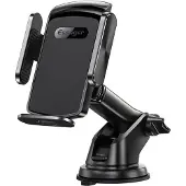 Essager Universele Telefoonhouder Auto Dashboard/Raam Zuignap Zwart
