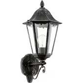 Eglo Navedo Wand M Zwart 1 Lichtpunt Omhoog