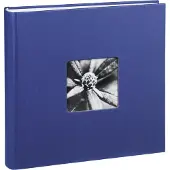 Hama 00001899 Jumbo album Fine Art, 30x30 cm, 100 witte paginas, blauw