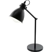 Eglo bureaulamp Priddy zwart 40W